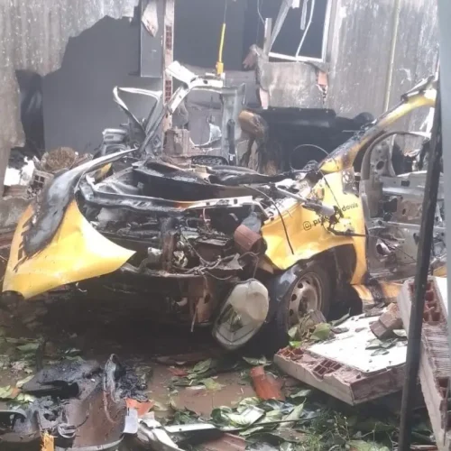Homem morre após explosão de carro a gás que destruiu casa em Sapé