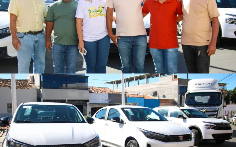 Prefeito Onildo entrega 4 novos veículos para fortalecer serviços e atender a população