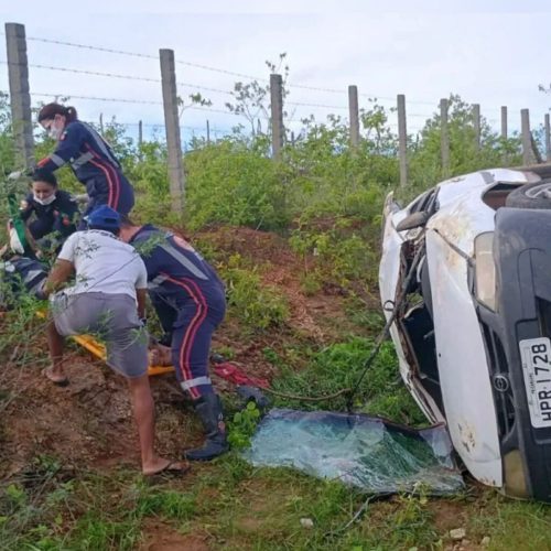 Jovem morre após acidente na rodovia entre Cabaceiras e Boa Vista
