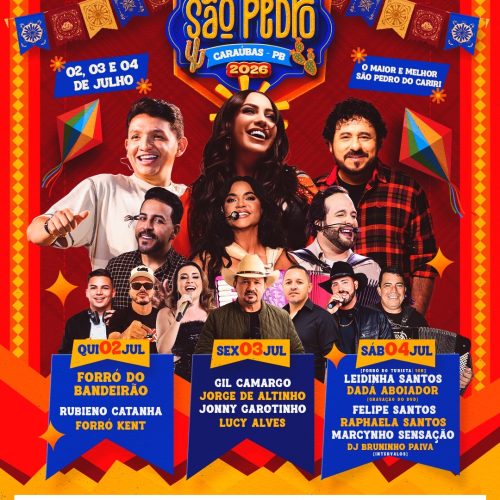 Expectativa: São Pedro de Caraúbas começa nesta quinta-feira (02) e contará com três dias de festa