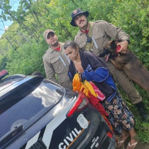 Mulher é encontrada em mata após mais de 20 dias desaparecida