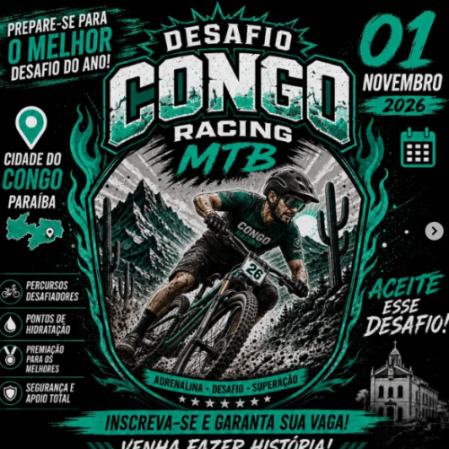 Desafio Congo Racing MB promete emoção, superação e mais de R$ 5 mil em premiação