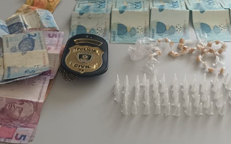 Polícia Civil apreende drogas durante operação de combate ao tráfico em Caraúbas