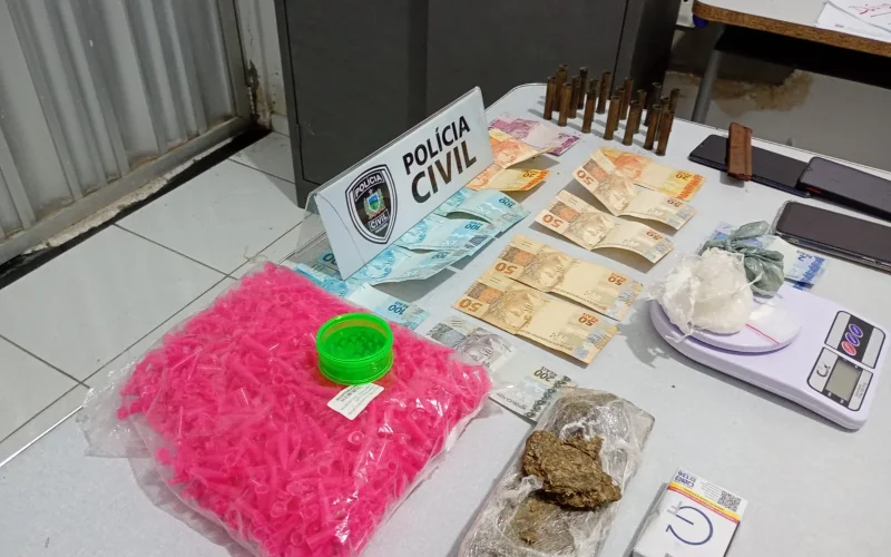 Polícia Civil deflagra operação contra o tráfico de drogas em São João do Cariri e prende suspeito em flagrante