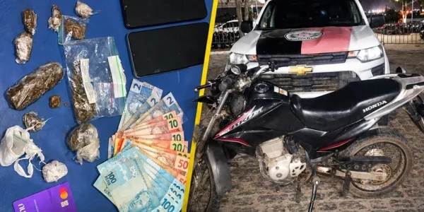 Abordagem policial termina com apreensão de drogas e dinheiro em Boqueirão