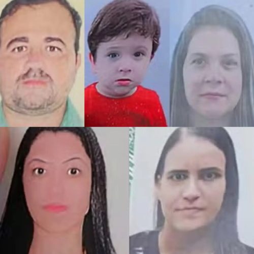 Pai, mãe e filho estão entre as vítimas de acidente entre carro e carreta que deixou cinco mortos na BR-230, na PB