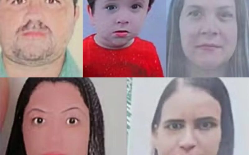 Pai, mãe e filho estão entre as vítimas de acidente entre carro e carreta que deixou cinco mortos na BR-230, na PB