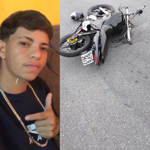 Jovem morre em grave acidente de moto na Curva do Relva, em Boqueirão