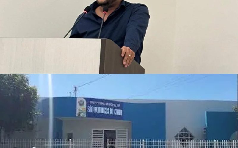 Vereador de oposição Brenner Santos denuncia funcionários fantasmas na prefeitura de São Domingos do Cariri