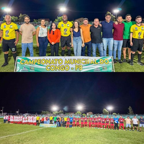 Prefeitura do Congo abre oficialmente a edição 2026 do Campeonato Municipal de Futebol e competição promete agitar o esporte do município