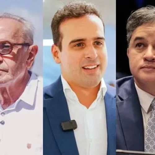 REAL TIME: Lucas lidera com 35%, seguido por Cícero com 25% e Efraim com 21% na disputa pelo Governo da Paraíba