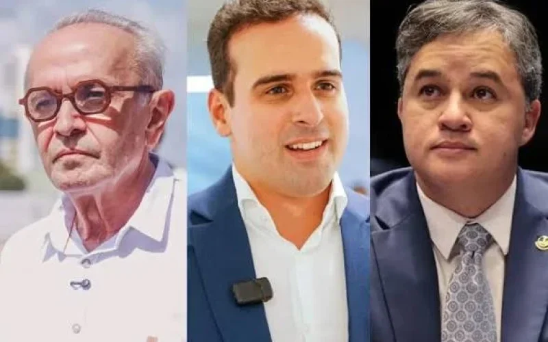 REAL TIME: Lucas lidera com 35%, seguido por Cícero com 25% e Efraim com 21% na disputa pelo Governo da Paraíba