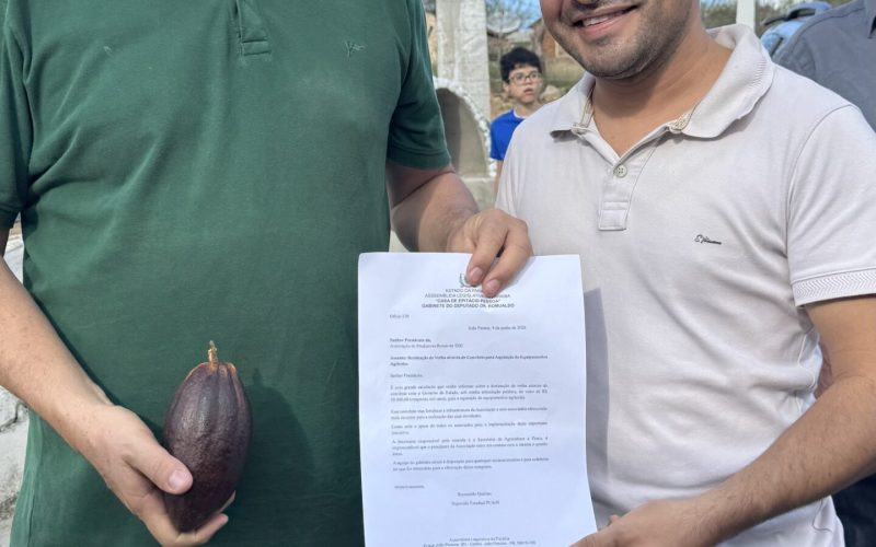 Vídeo; Associação dos Produtores Rurais de São Domingos do Cariri recebe emenda de R$ 50 mil para fortalecer agricultura familiar