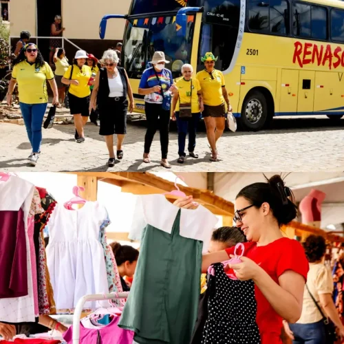 Turistas de Recife visitam Feira Entre Linhas e Calçadas em São Domingos do Cariri e elogiam qualidade das confecções