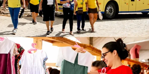 Turistas de Recife visitam Feira Entre Linhas e Calçadas em São Domingos do Cariri e elogiam qualidade das confecções