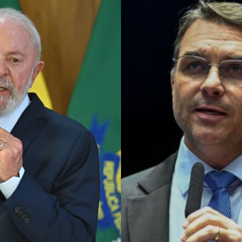 Flávio Bolsonaro sobe e empata com Lula no 2º turno, aponta pesquisa Atlas