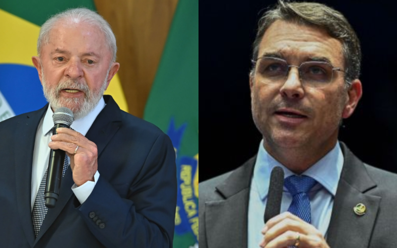 Flávio Bolsonaro sobe e empata com Lula no 2º turno, aponta pesquisa Atlas