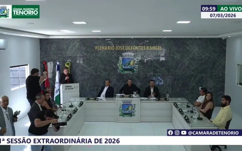 Presidente da Câmara assume Prefeitura de Tenório após cassação; vereadora denuncia machismo