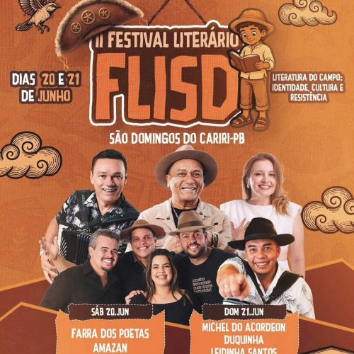 São Domingos do Cariri lança programação da II Feira Literária com atrações culturais e musicais
