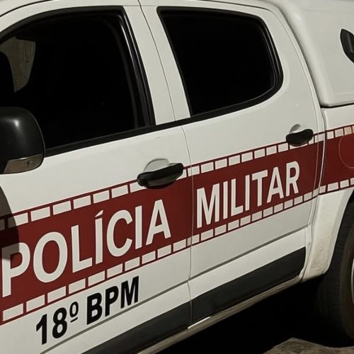Polícia Militar prende suspeito por lesão corporal e apreende objeto utilizado na agressão em Alcantil