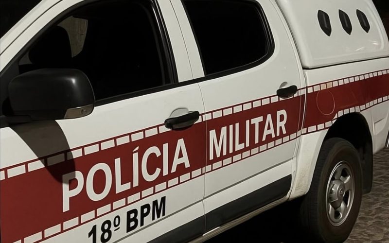 Polícia Militar prende suspeito por lesão corporal e apreende objeto utilizado na agressão em Alcantil