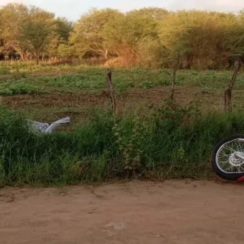 Homem morre vítima de queda de moto na zona rural de Monteiro