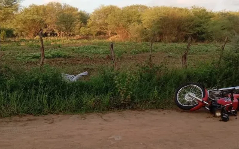 Homem morre vítima de queda de moto na zona rural de Monteiro