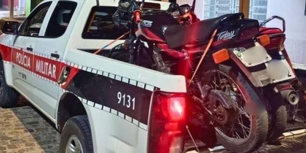 Polícia Militar apreende três motocicletas adulteradas no Congo