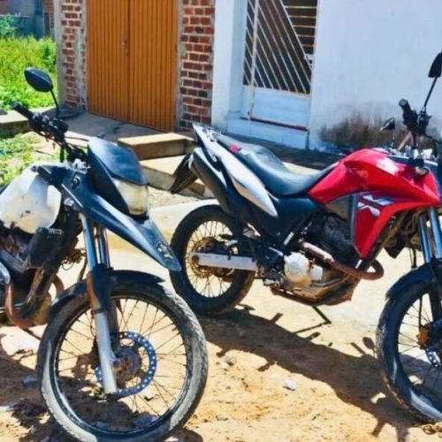 Polícia Militar apreende motocicletas com sinais de adulteração em São João do Tigre