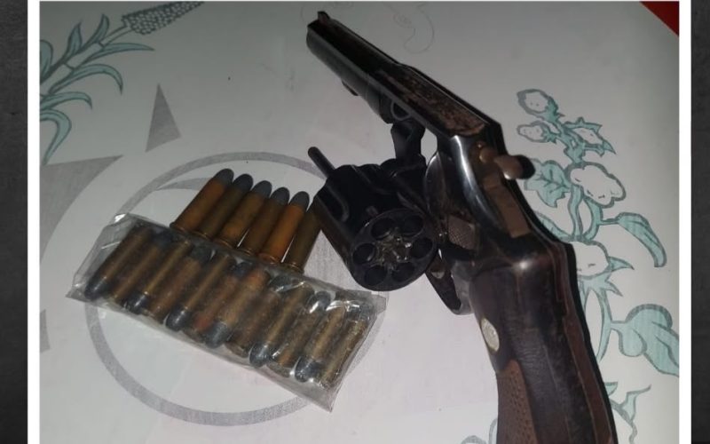 Polícia Militar prende homem por posse ilegal de arma de fogo e violência contra a mulher em Ouro Velho