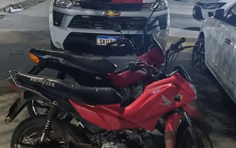 Duas motos roubadas são recuperadas pela PM durante evento em Barra de São Miguel