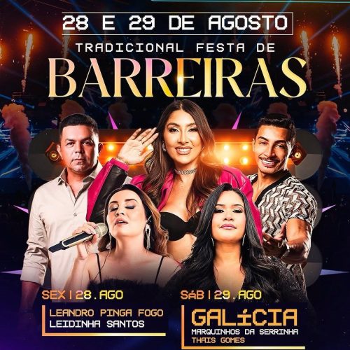 Prefeitura de Caraúbas divulga programação da Tradicional Festa de Barreiras 2026