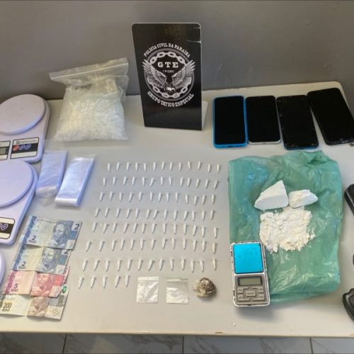 Três pessoas são presas durante operação contra tráfico de drogas em Boqueirão