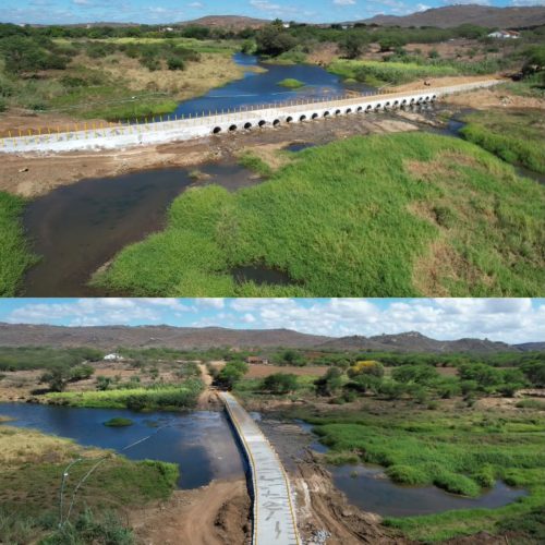 Prefeito Onildo anuncia conclusão da passagem molhada sobre o Rio Paraíba, na comunidade do Barro Vermelho