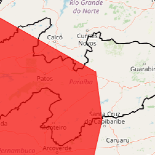 Chuvas intensas colocam cidades da PB sob alerta máximo