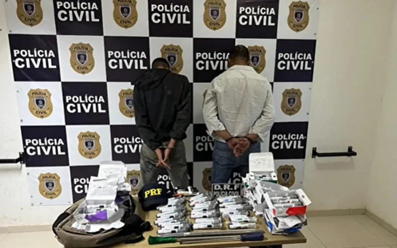 Homens são presos por furtar canetas emagrecedoras na PB para vender em PE