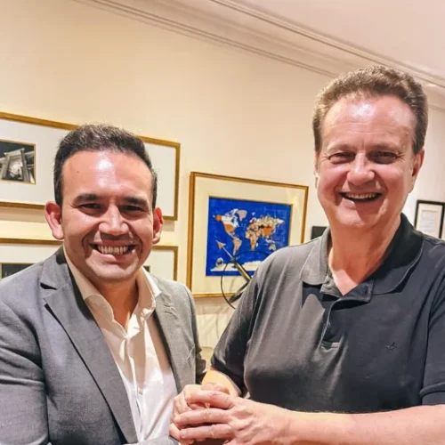 Kassab oficializa filiação de Jhony ao PSD para disputar vaga na Câmara Federal