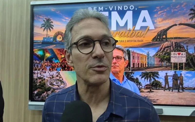 Na Paraíba, Romeu Zema sinaliza apoio a Efraim ao Governo e minimiza racha entre Novo e PL