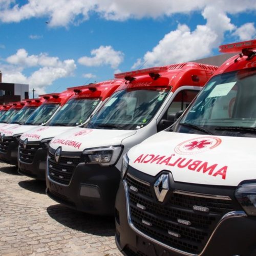 Paraíba recebe 38 novas ambulâncias do Samu para reforçar atendimento de urgência em 31 municípios